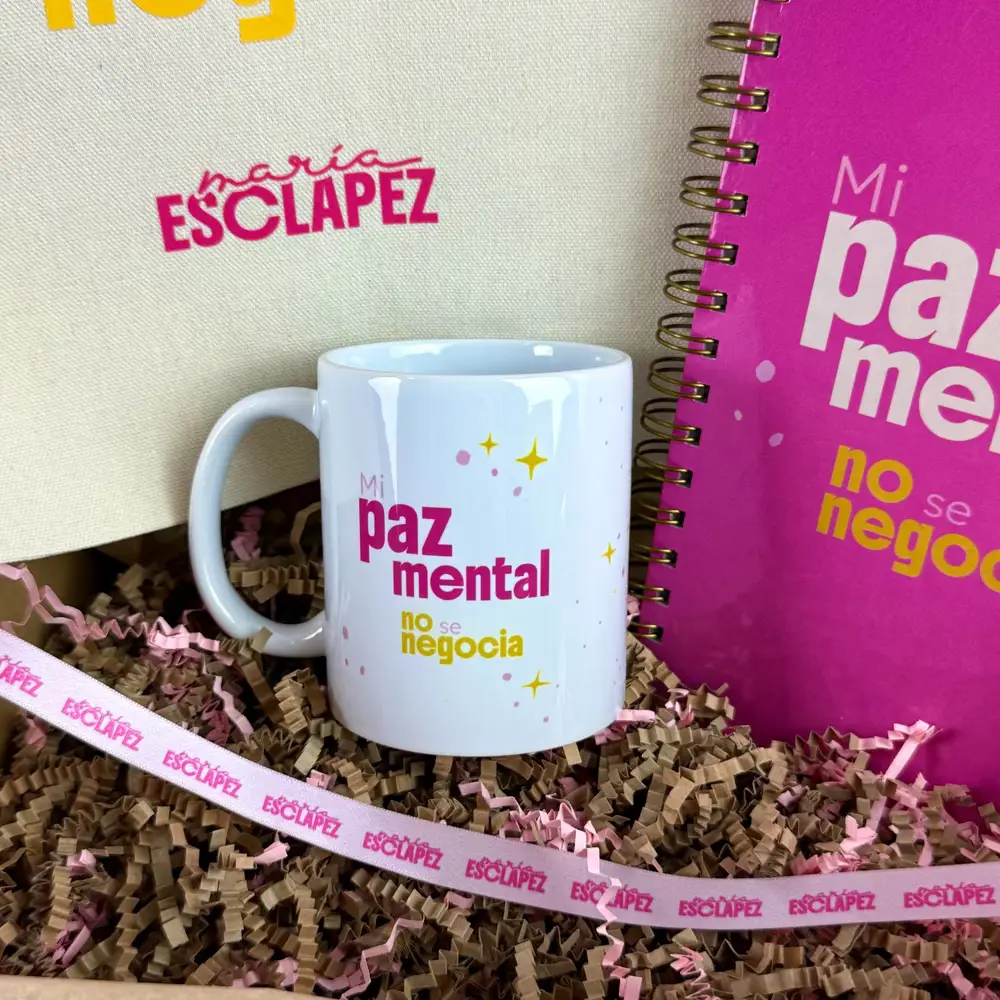 Taza “Mi paz mental no se negocia” - Imagen 3